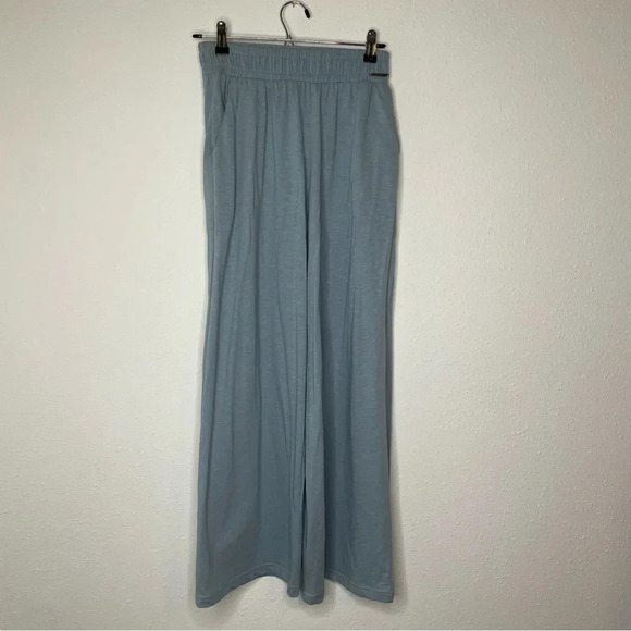 NWT NOOBASS Womens Jupe Culotte Pants Size S/M Straight Leg Elastic Waist Comfy - Picture 1 of 7